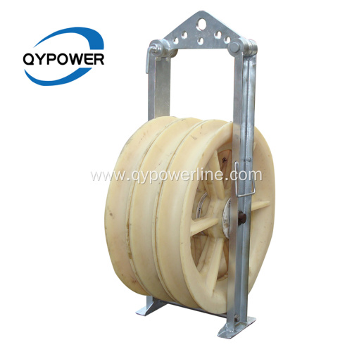 Heavy duty cable pulley